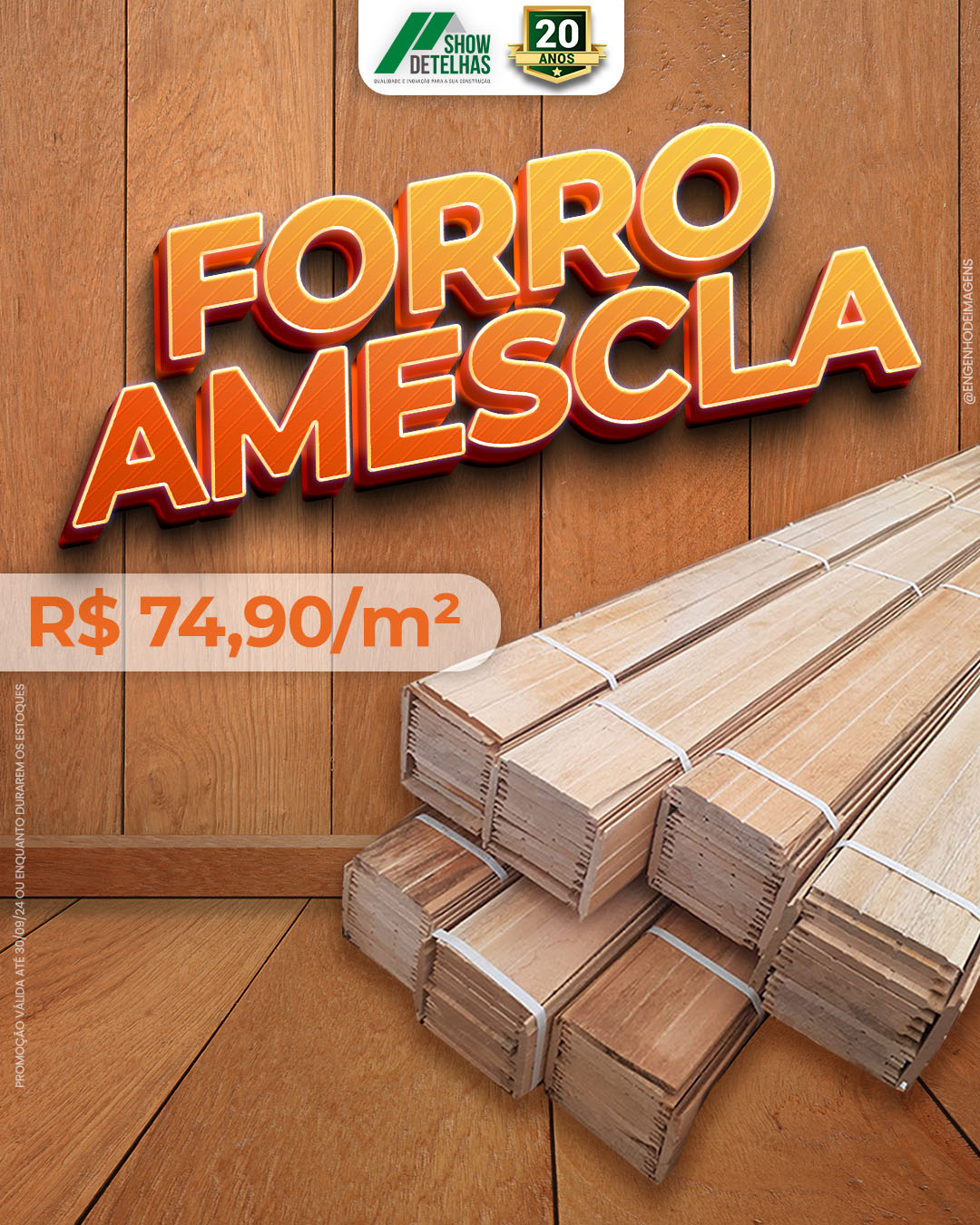 Transforme seu ambiente com o forro amescla!