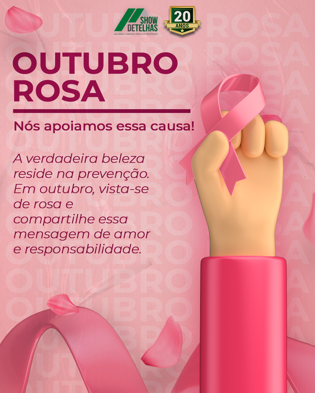 Seja bem-vindo, outubro rosa!!