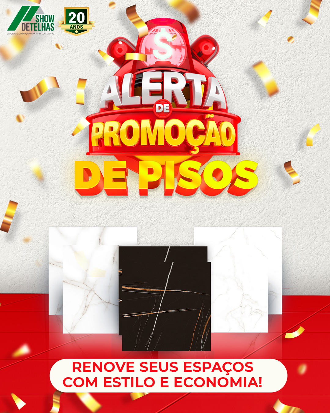 Incrível promoção de pisos!!!