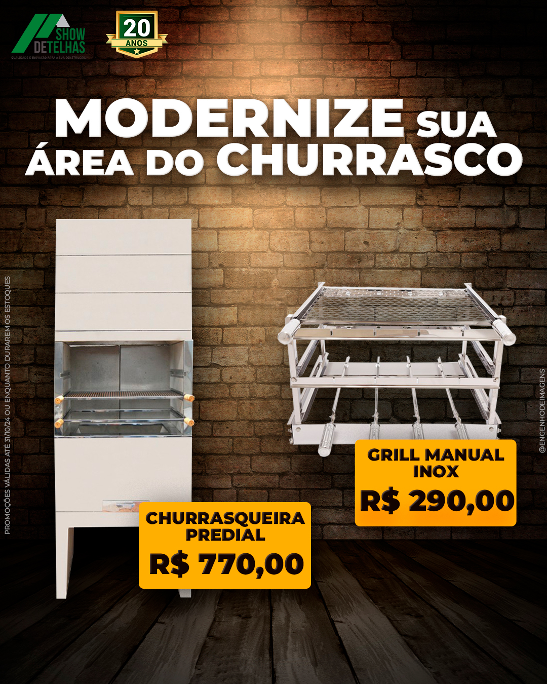 Que tal transformar sua área de churrasco em um espaço moderno e funcional? 