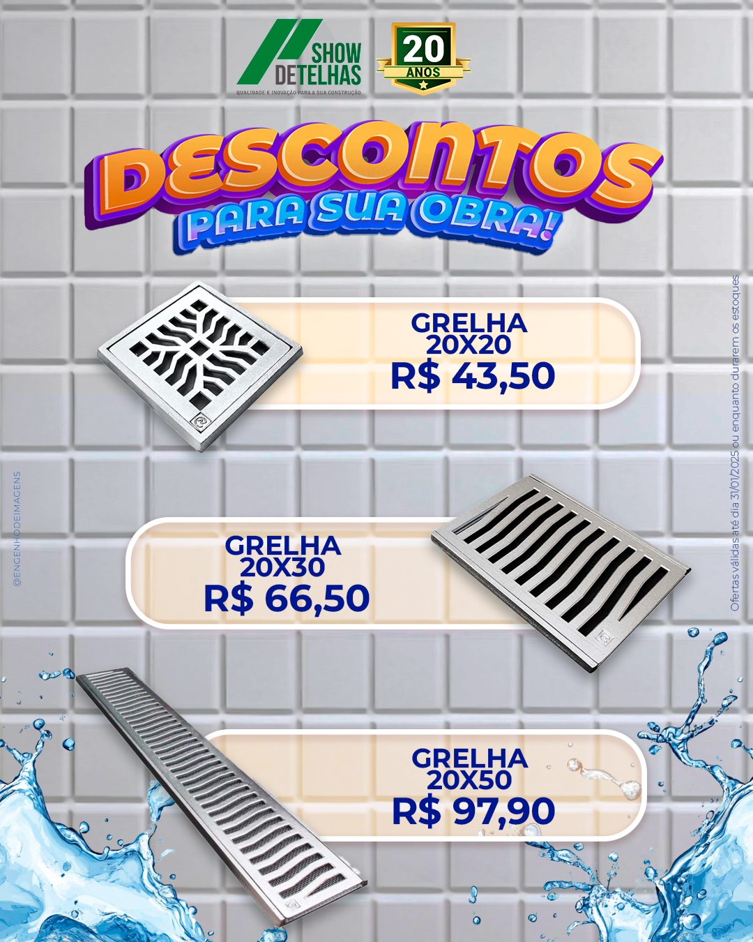 Descontos IMPERDÍVEIS para sua obra!